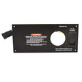 Sea Ray Boat Generator Control Panel 1901724 - Sundancer Black Aluminum