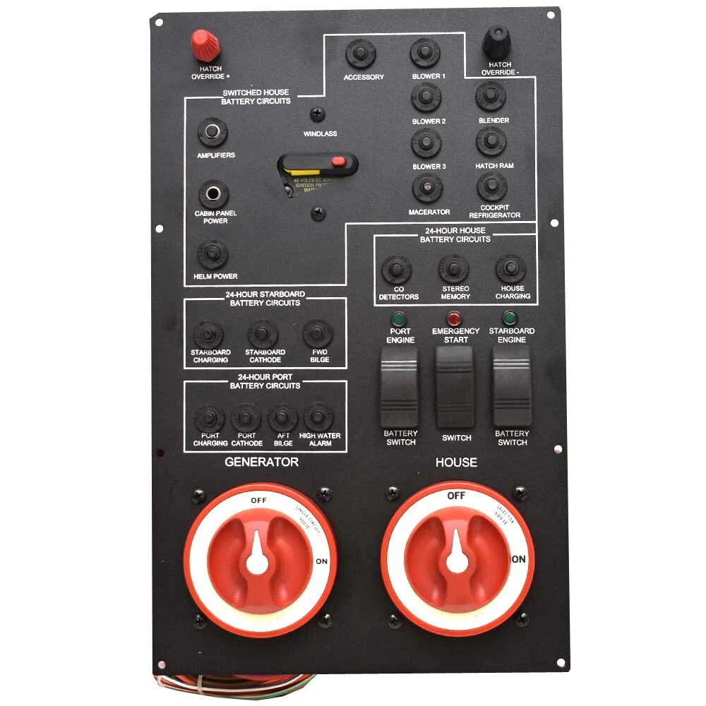 Rinker Boat Battery Switch Panel 2230360 - 360 Express (incomplete)