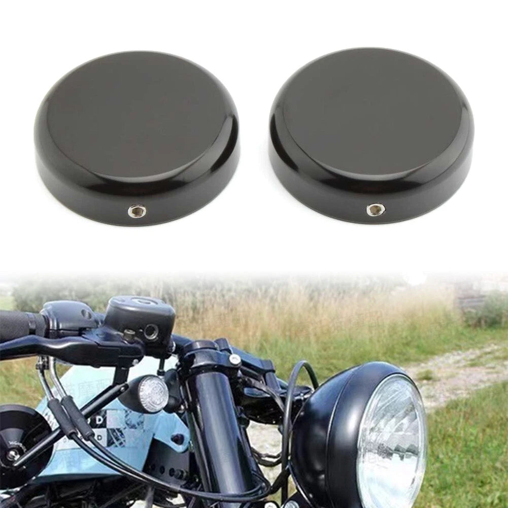 Upper Steerer Cover Cap Aluminum Alloy 1 Pair for Harley X48 2016-2022