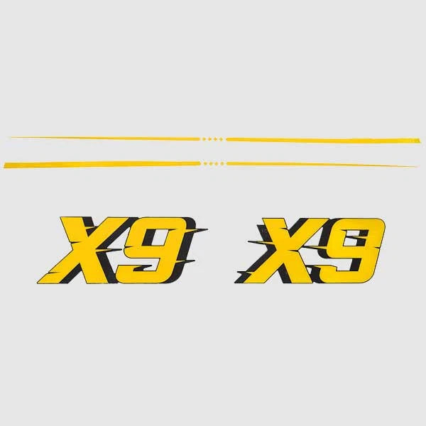 MasterCraft Boat Model Decal Kit 7506020K - X9 Sunrise Yellow