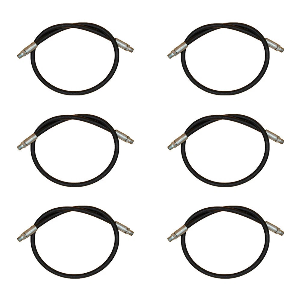 (pack of 6) High Pressure Hydraulic Hoses Fits Western UniMount Standard