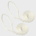 Dock Rite Boat Fender Whips Rope 53318 - 1/4 Inch X 4 Ft Twisted Nylon