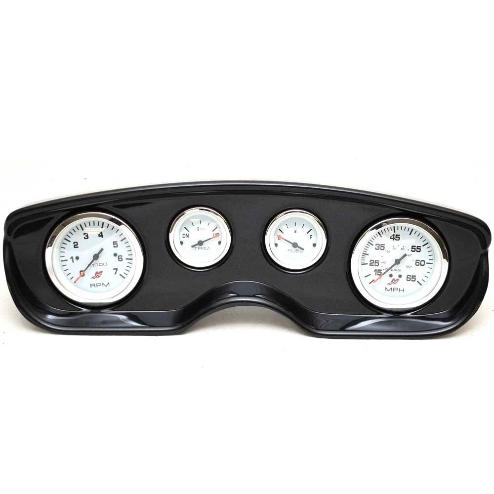 Lund Boat Gauge Panel 2244114 - Angler Black with SmartCraft Gauges