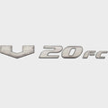 SunCatcher Boat Raised Emblem Decal Sticker 73405503 - V20FC Silver