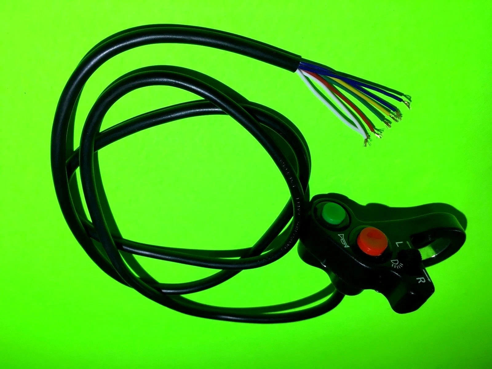 MOTORCYCLE HORN TURN SIGNAL LIGHT SWITCH FOR 7/8'' HANDLEBAR DIRT BIKE SCOOTER