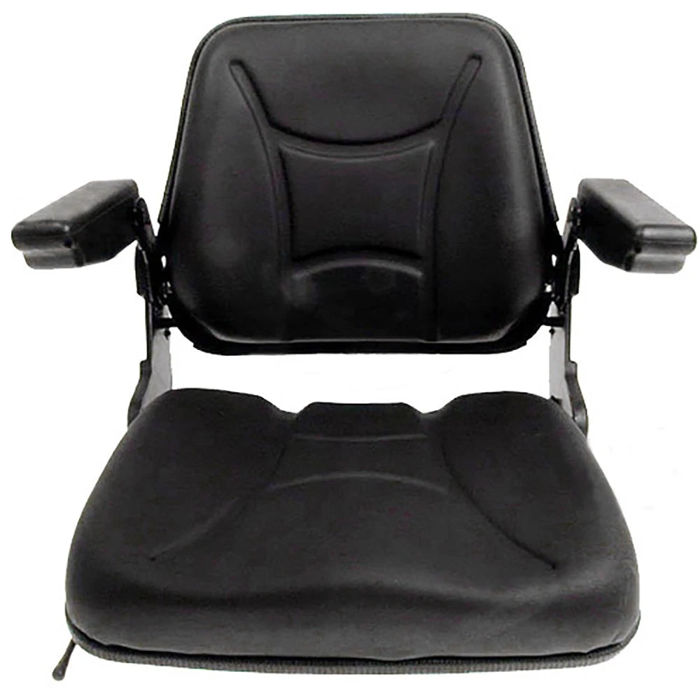 One Universal Tractor Seat (with Fold Down Back & Fold Up Arm Rests)