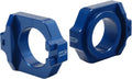 WORKS Axle Blocks Elite Hon Blue for Honda CRF450R 2009-2017 Offroad
