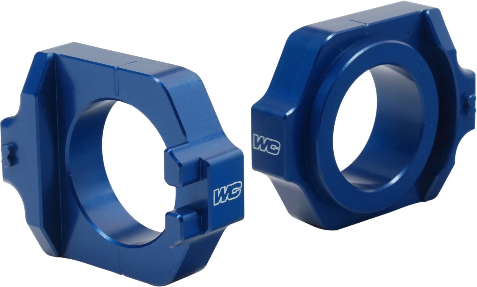 WORKS Axle Blocks Elite Hon Blue for Honda CRF450R 2009-2017 Offroad