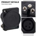 XLR 3-pin Female Socket 1pc for Audio Mobility Scooter Socket Connector