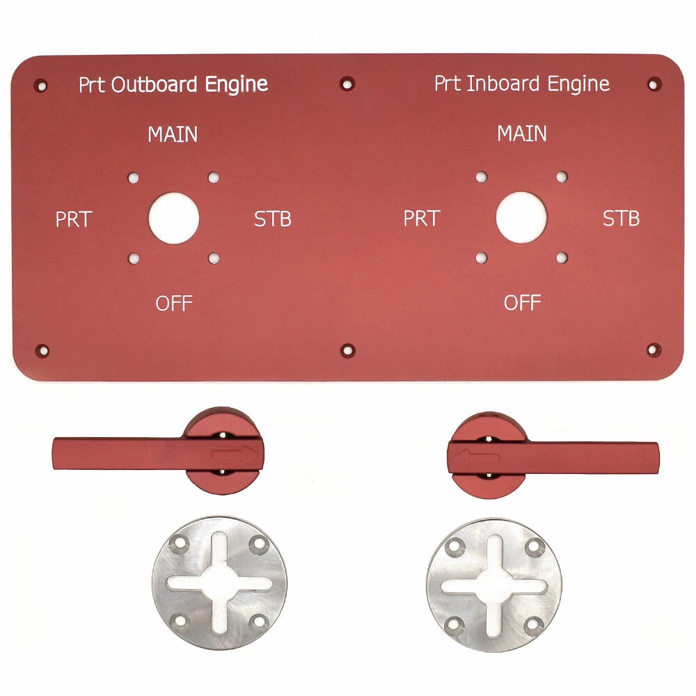 HCB Boat Fuel Manifold Panel HS22052291 - 65 Estrella 2-Valve (PORT)