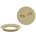 TH Marine Boat Deck Access Plate 04-5972 - 4 1/2 Inch Off White