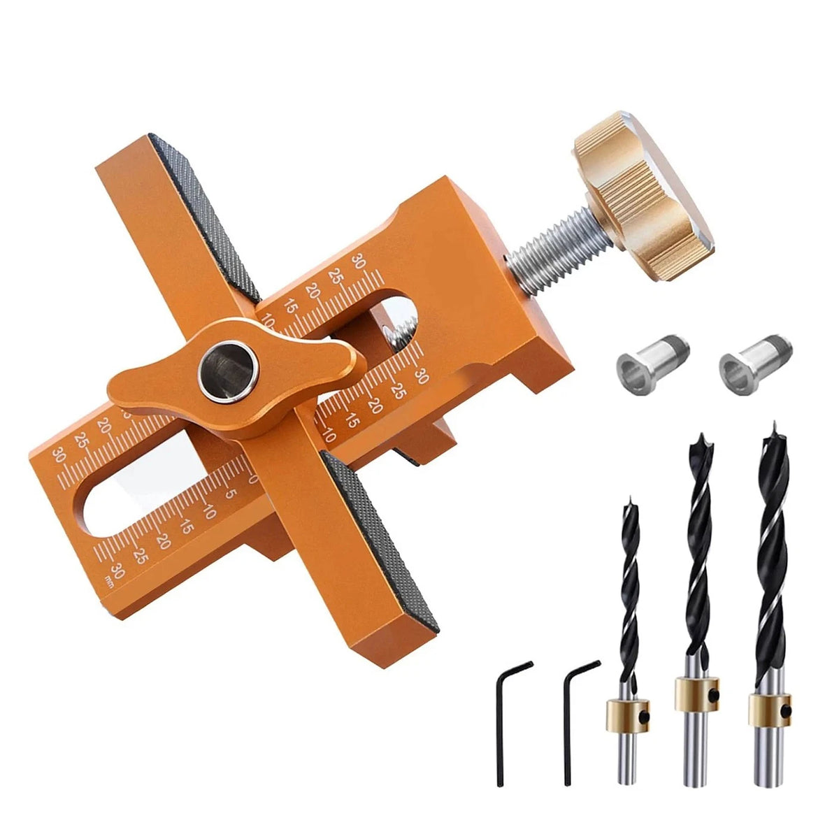 With 3 Drill Versatile Cabinet Door Installation Tool Kit for Most Cabinet Doors