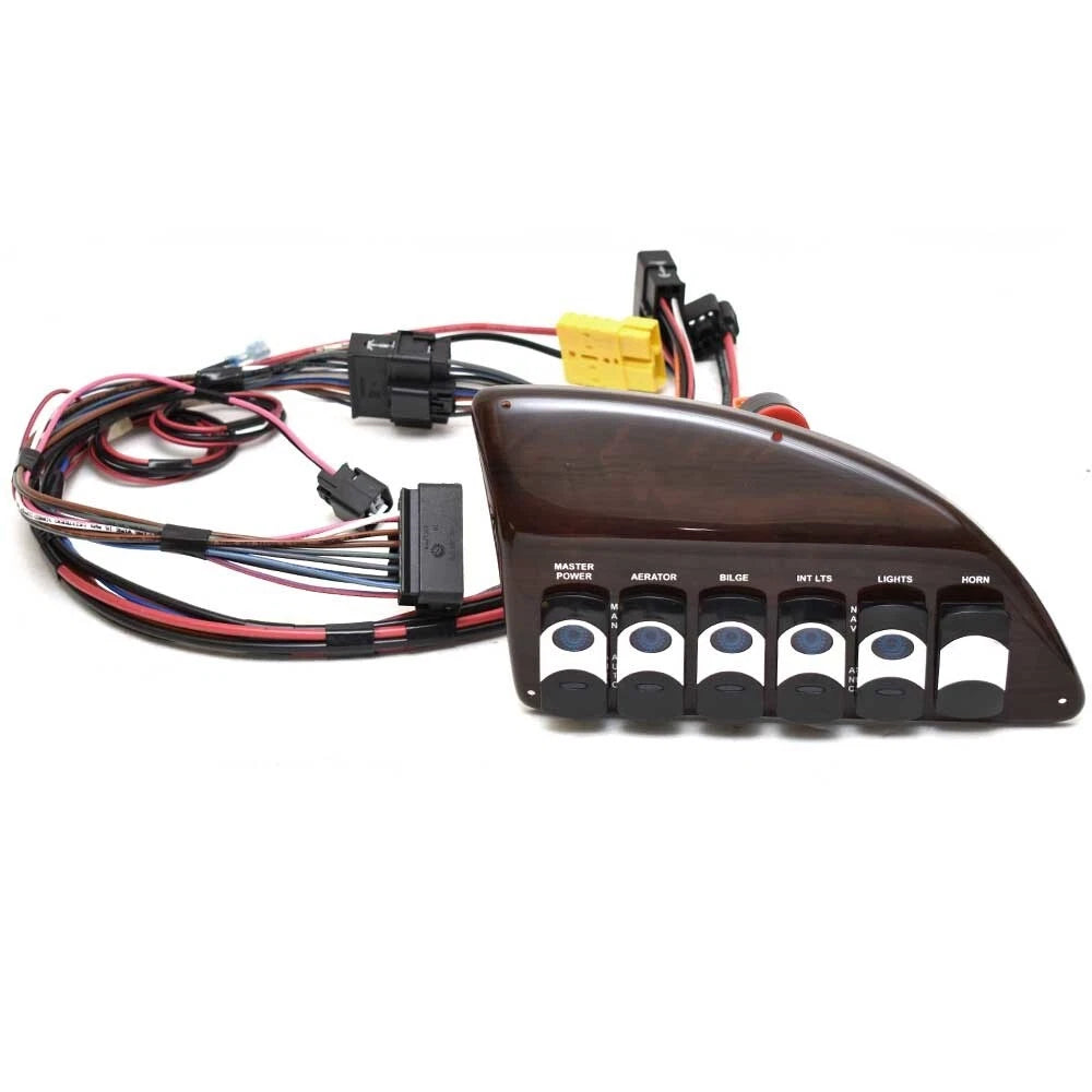 Lund Boat Switch Panel 2293892 - Woodgrain 9 X 5 Inch
