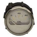 Faria Boat Oil Gauge GPC603A - 2 Inch Silver White