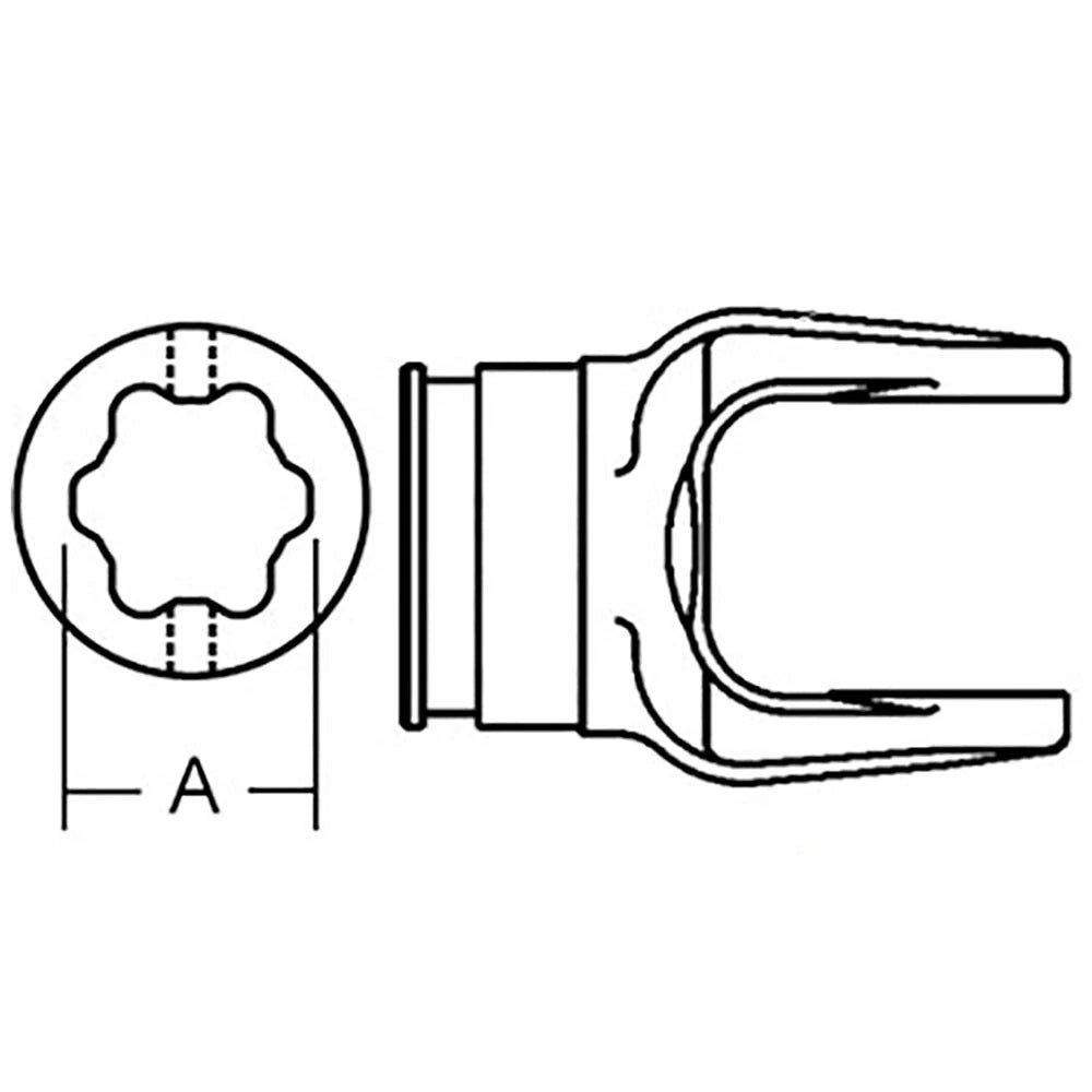 Yoke 853567 Fits Ford Holland D1000 D800