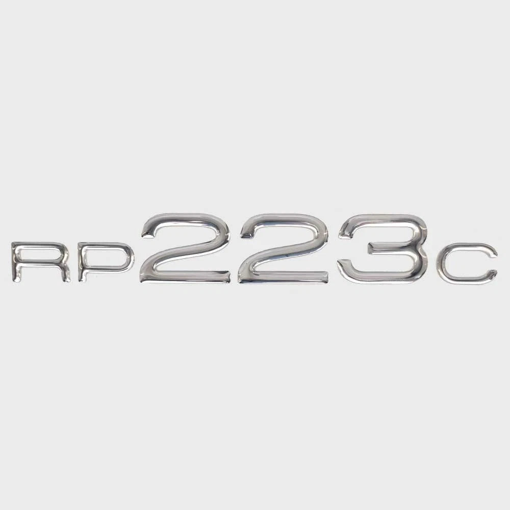 Ranger Boat Raised Emblem Decal 302660 - RP 223 C Silver Sticker