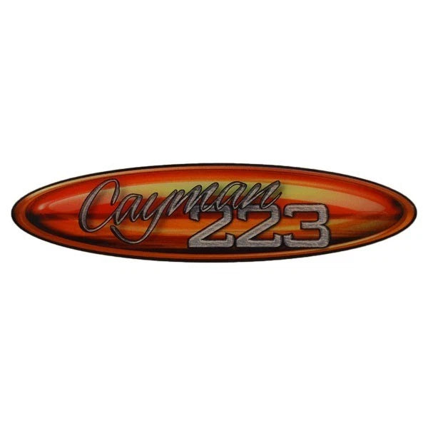 Ranger Boat Decal 9891348 - Cayman 223 Sunburst 11 X 2 3/4 Inch Raised