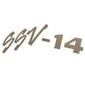 Lund Boat Decal - SSV-14 Metallic Emblem Sticker
