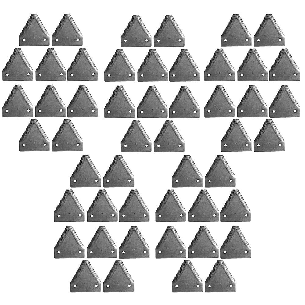 50 Pack: Grain Head Cutter Bar Knife Section Fits Massey Ferguson