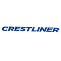 Crestliner Boat Emblem Decal - Blue Logo Sticker
