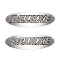 G3 Boat Raised Decals 73404678 - Deluxe 5 X 1 5/8 Inch Silver (pair)