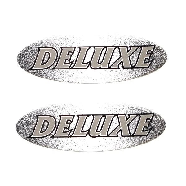G3 Boat Raised Decals 73404678 - Deluxe 5 X 1 5/8 Inch Silver (pair)