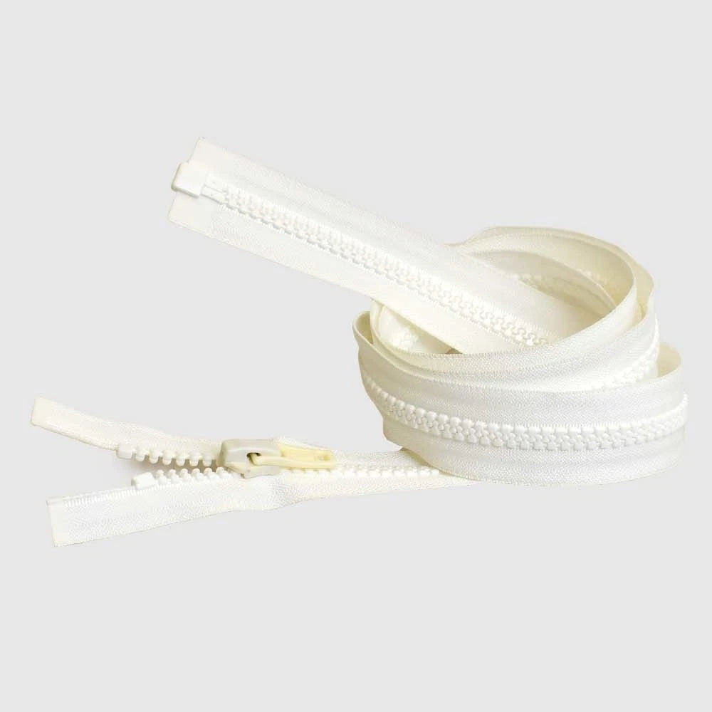 YKK Boat Fastening Separating Zipper - 59 X 1 1/2 Inch White