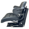BLACK WAFFLE STYLE TRACTOR SUSPENSION SEAT Fits Massey Ferguson UNIVERSAL