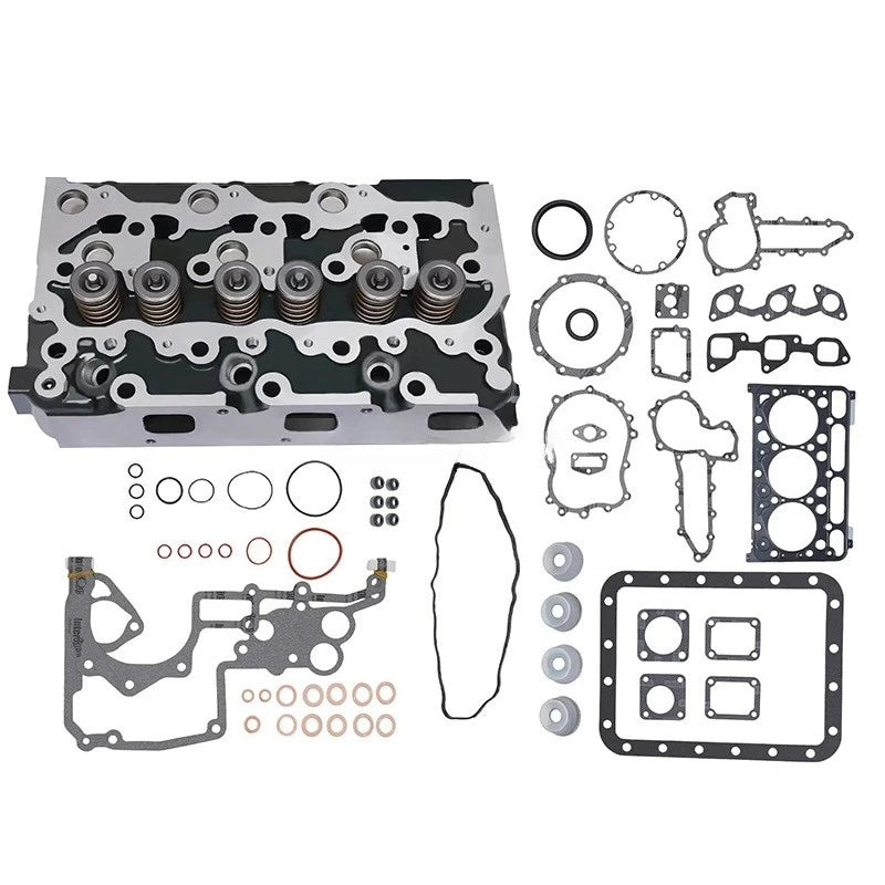 D1703 Engine Complete Cylinder Head & Full Gasket Kit for Kubota L2501D L3240DT