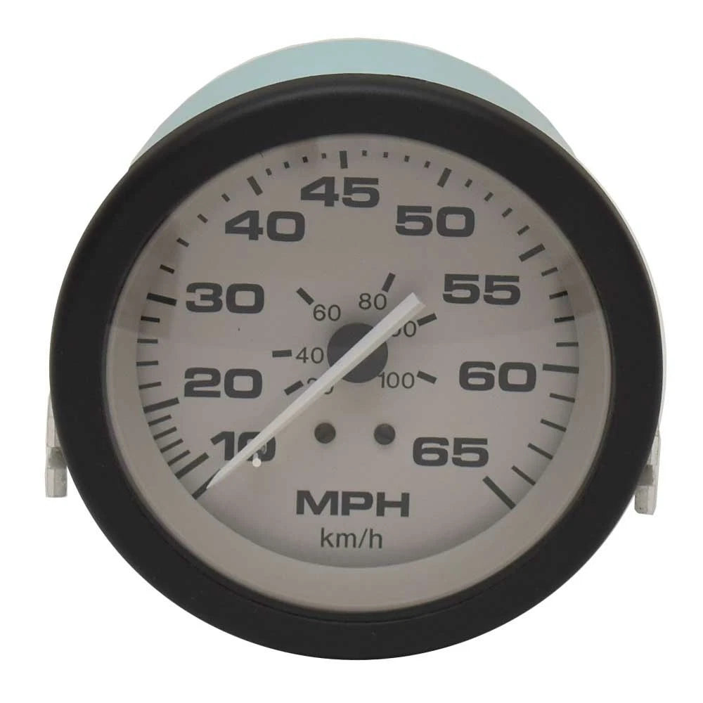 Teleflex Boat Speedometer Gauge 62372F - Driftwood 3 1/4 Inch Black Gray