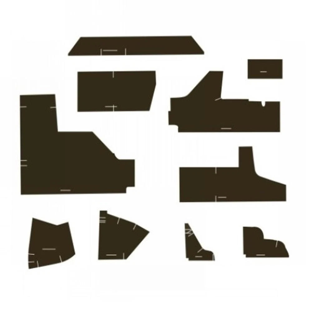 Cab Foam Cab Kit Without Headliner - Brindle Brown Fits John Deere 4050 4250