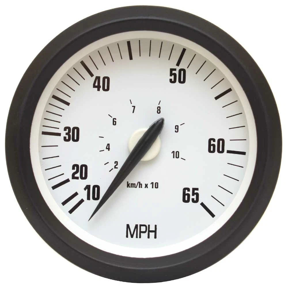 Faria Beede Boat Speedometer Gauge SE3021 - 3 1/4 Inch 65 MPH