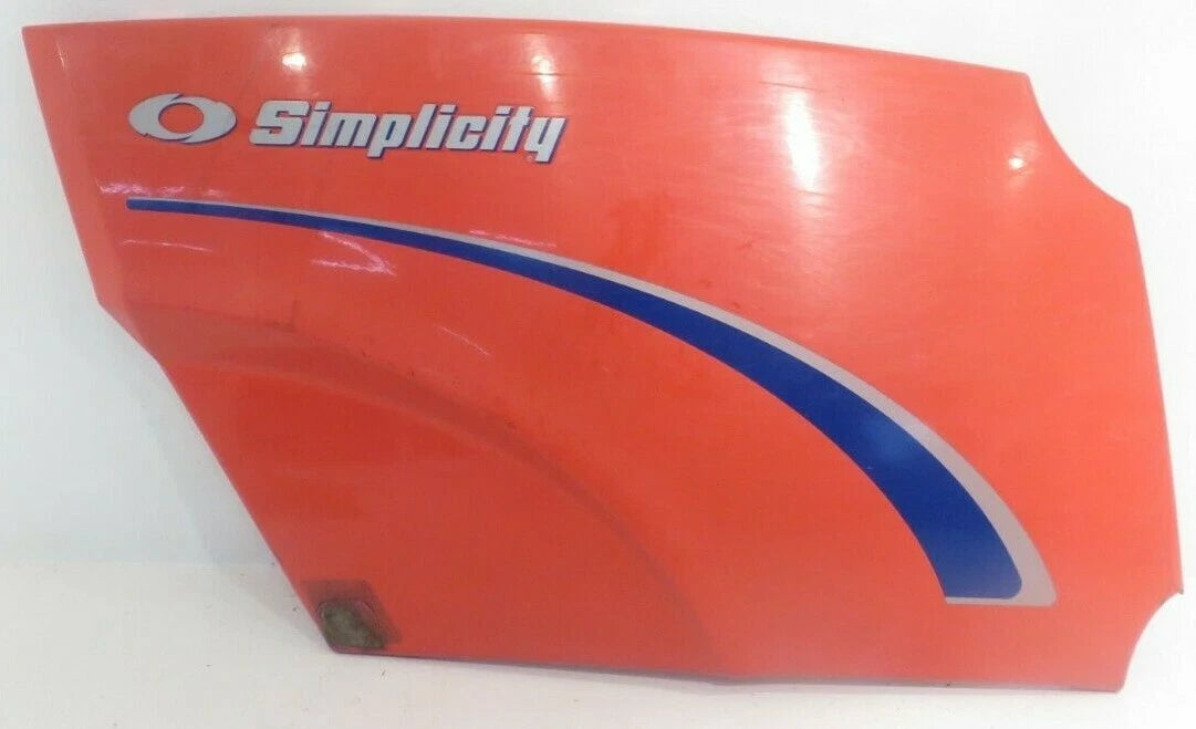 OEM Simplicity Conquest Riding Lawn Mower 1694014 R/H SIDE HOOD PANEL 1721804