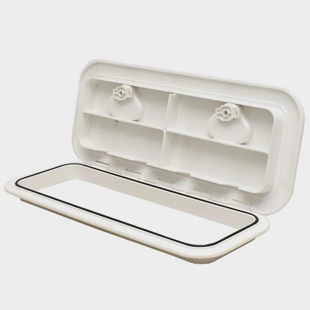 SeaFlo Boat Access Hatch 243-607-01 - 23.9 X 9.6 Inch White ABS