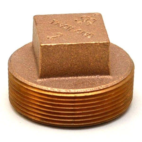 Custom Boat Brass Plug - 2 Inch Bronze