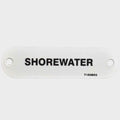 Marquis Boat Label Tag 7160960 - Shorewater White Plastic