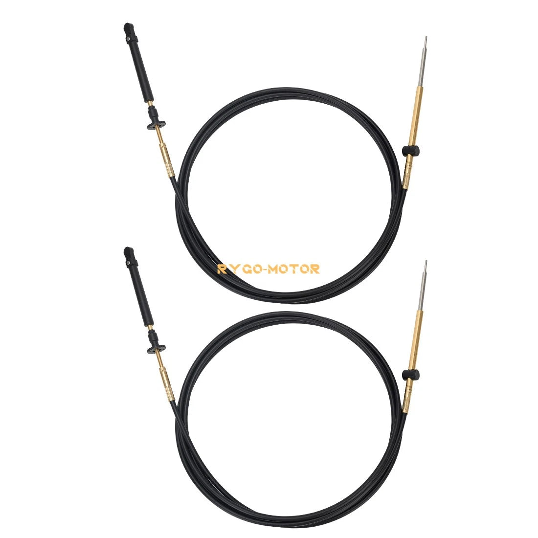 2x Throttle Control Cable for Johnson Evinrude OMC Snap-In Cables 84-94 0173114