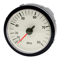 Faria Boat Speedometer Gauge SE9766A - 4 1/4 Inch Off-White