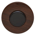 Boat Steering Wheel Center Cap - 3 1/2 Inch Plastic Woodgrain