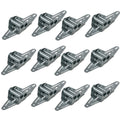 (pack of 12) 18 Gauge Garage Door #2 Hinge, Predrilled Assorted Hole Combination