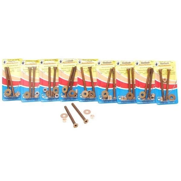 Handi-Man Marine Flat Head Machine Boat Screws 1783 - 4 X 5/16 Inch (10 Pk)