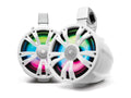 ECOXGEAR ExtraTower 2 Pack Marine 8" Amplified Speakers with RGB LED, Bluetooth