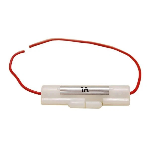 Standard White Boat Fuse Holder with 1 Amp Fuse