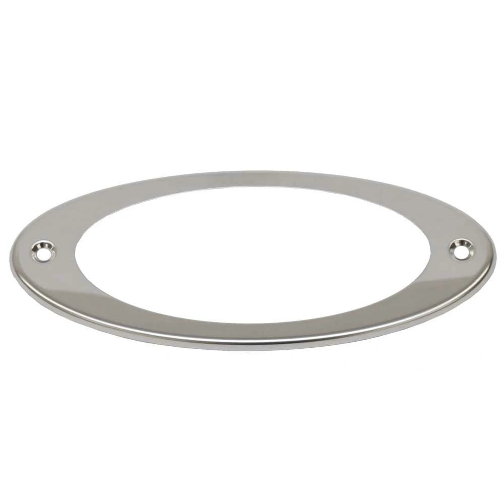 ITC Marine Boat Docking Light Bezel 81371 - SS 6 1/4 X 2 3/4 Inch