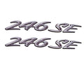 Rinker Boat Decal - 246 SE Stickers (pair)