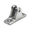 Boat Angled Base Deck Hinge - 2 1/4 Inch Stainless Steel