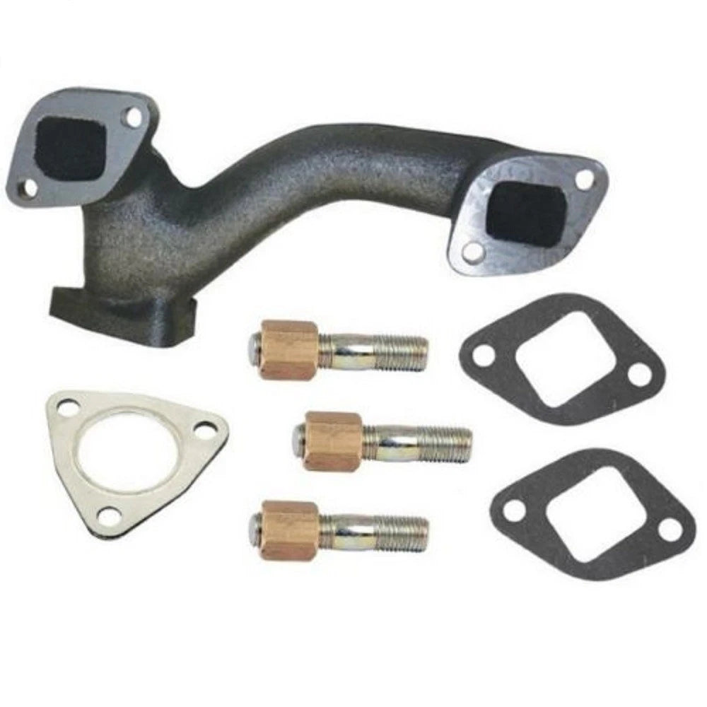 Manifold with Elbow, Gasket and Stud & Nut Fits Massey Ferguson Replaces 0826232
