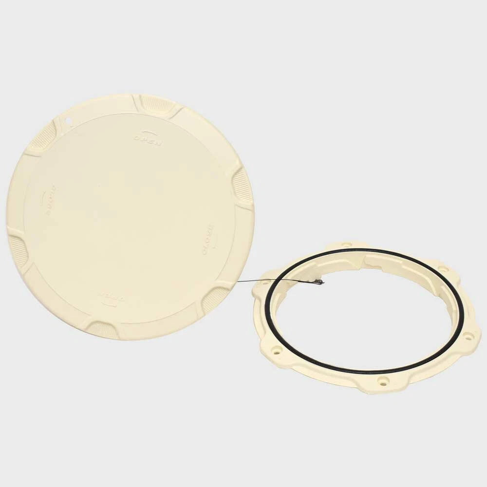 IPS Boat Deck Plate 510-208 - Scout Dream White 6 Inch