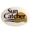 SunCatcher Pontoon Boat Raised Decal Sticker 73404277 - 3 X 2 Inch