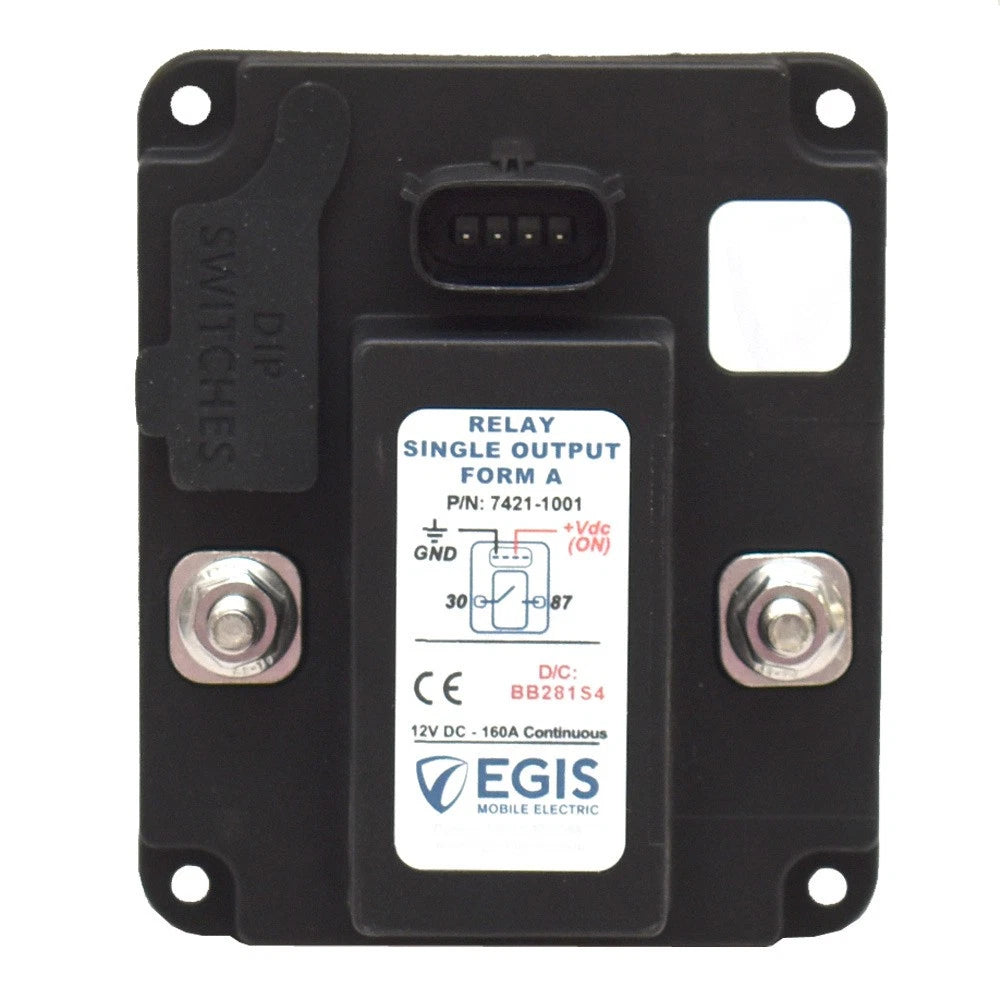 Egis Boat Single Output Relay 7421-1001 - 12V DC 160A